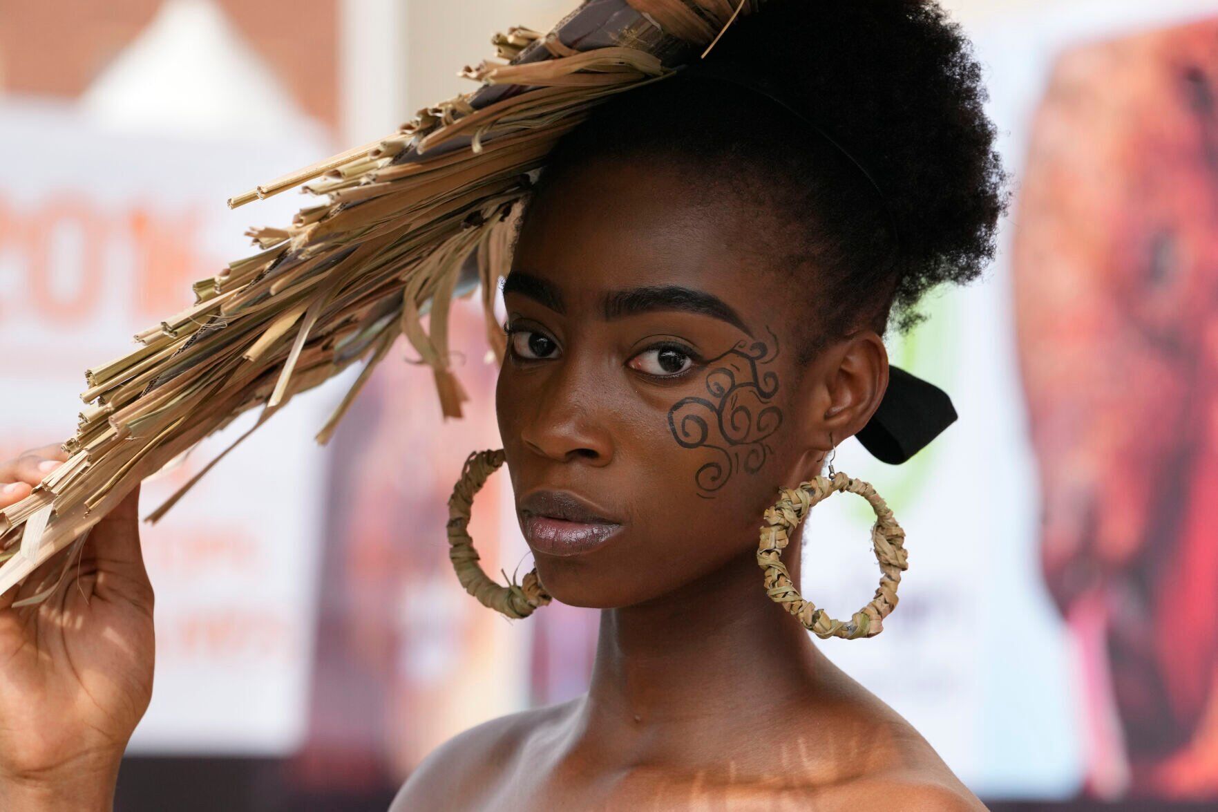 APTOPIX Nigeria Trashion Show